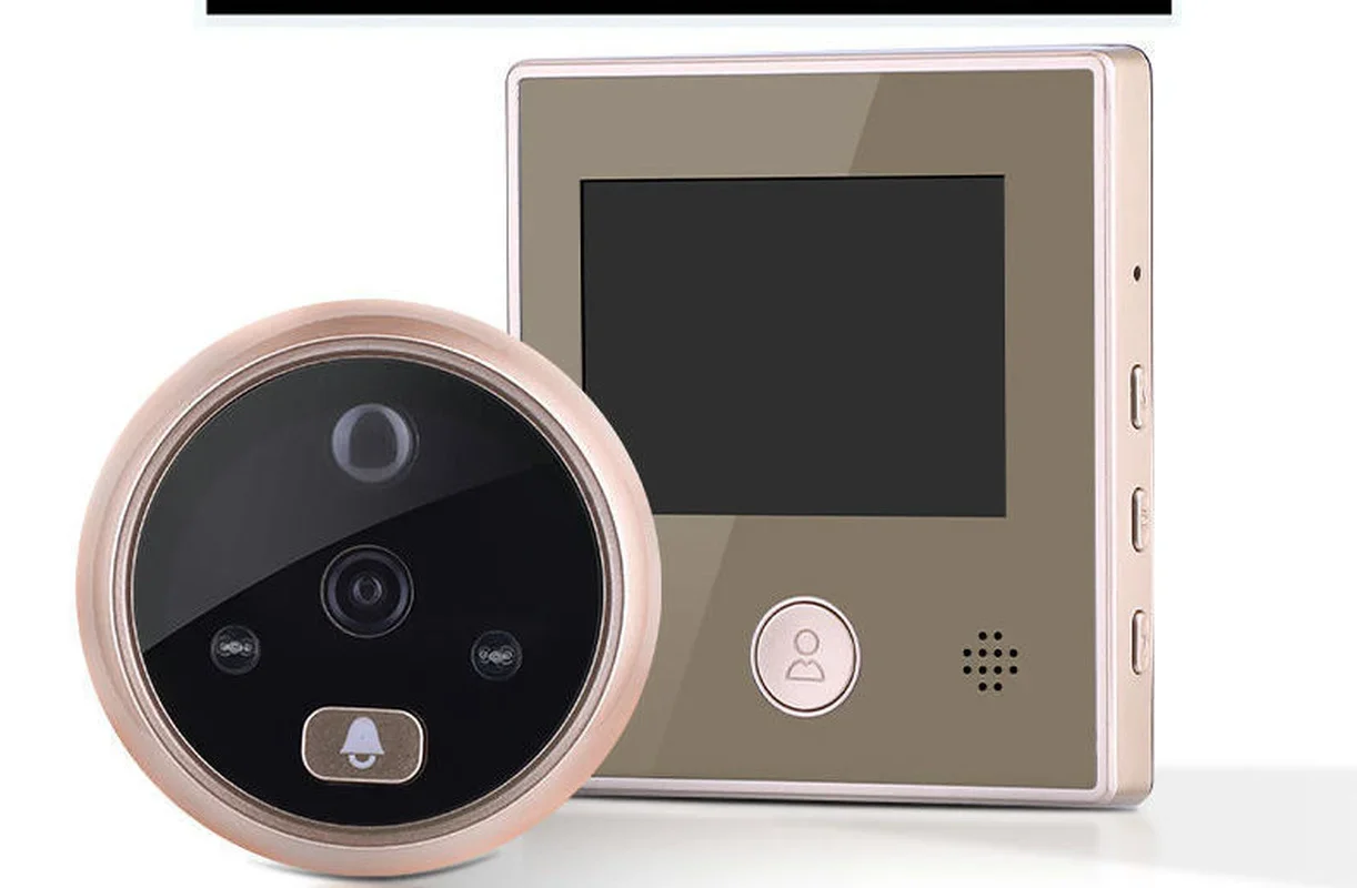 Schermo a colori LCD da 3.0 pollici campanello digitale Smart Electronic spioncino visione notturna porta videocamera visualizzatore anello porta Wireless