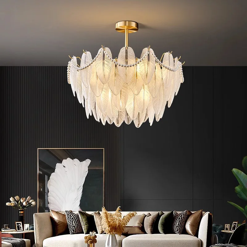 Modern All Brass Gold Round Ceiling Chandelier for Dining Room, Living Room, Bedroom Home Decor, Customizable