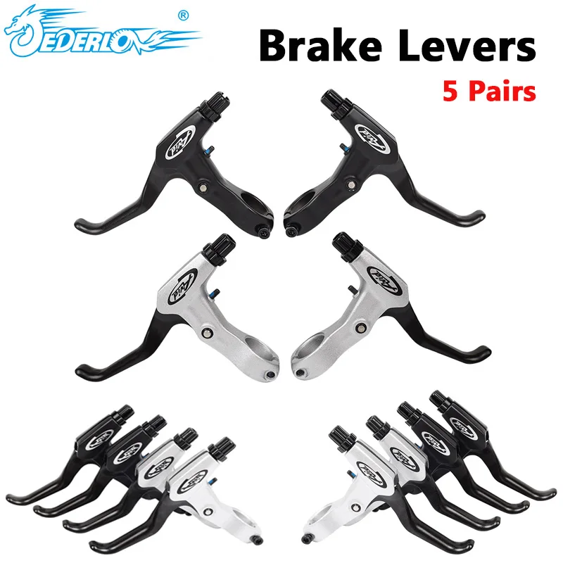 

AVID 5 Pairs Brake Handles for Bicycle High Quality Brake Handle Three Fingers MTB Road Bike V-Brake Disc ​Bicycle Accessories