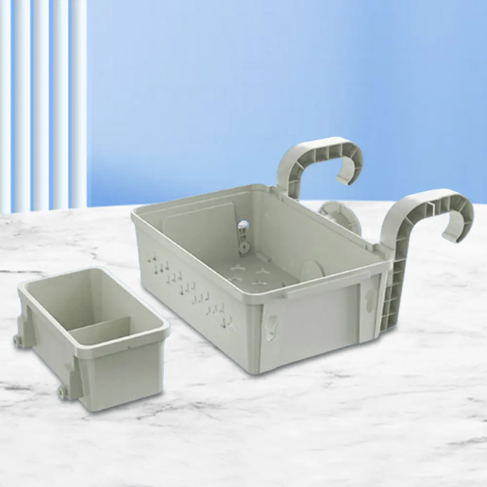 

Poolside Storage Baskets with Cup Holders Pool Storage Basket Swimming Pool Hanging Storage Basket Above Ground Pool Accessories