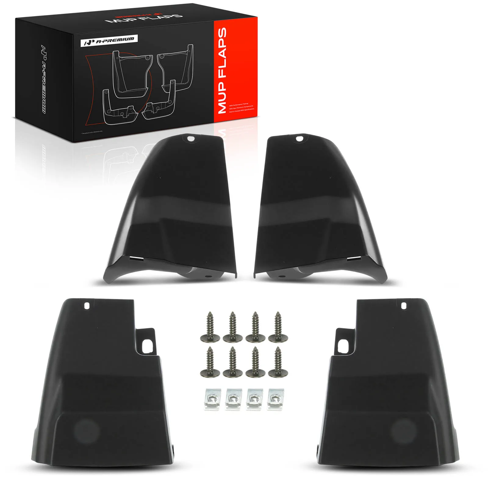 A-Premium 4Pcs Front & Rear Splash Guards Mud Flaps for Alfa Romeo Giulia 2017-2020