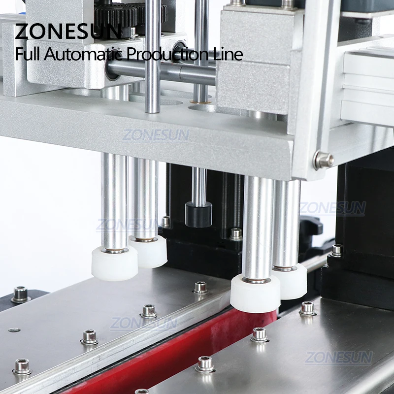 ZONESUN ZS-FAL180R4 Automatic Piston Beverage Filling Capping Labeling Machine Line With U Shape Conveyor Belt