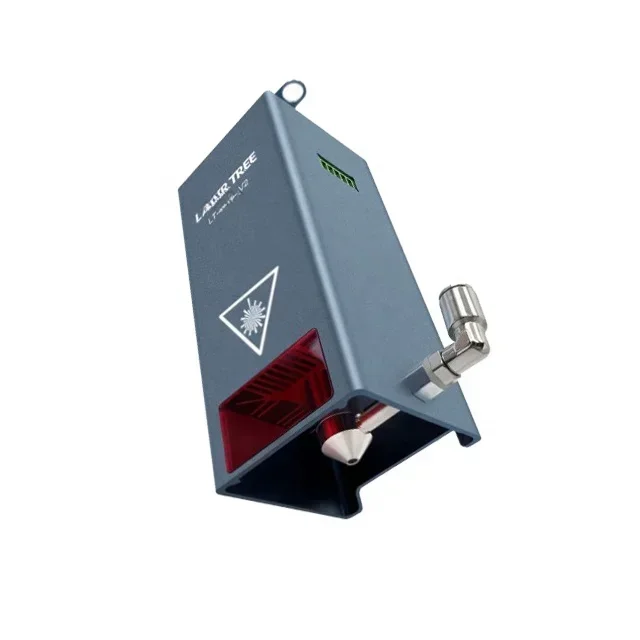 

High power la ser head 40mm fixed focus 20W with air assisted 455nm TTL la ser cutting engraving module