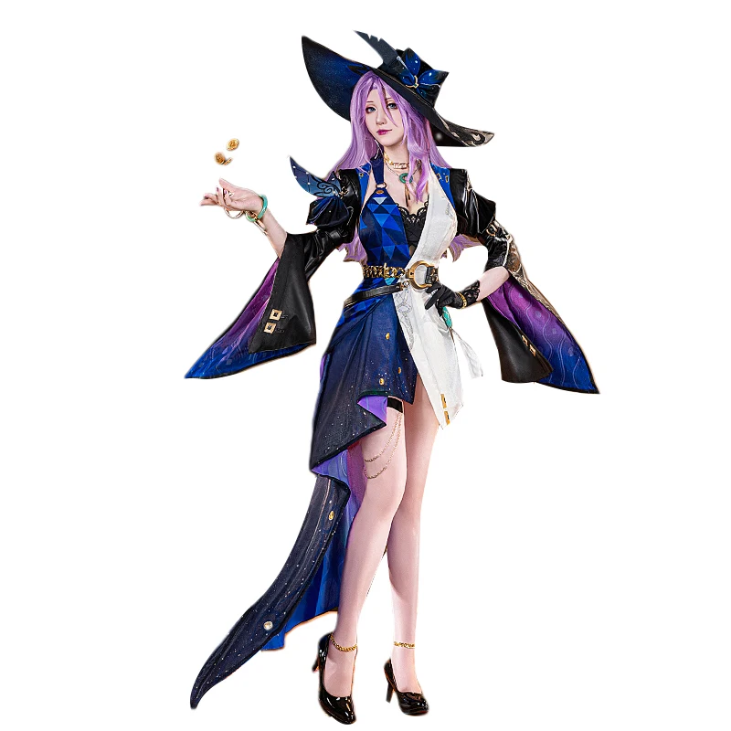 Irelia H Store Jade From Honkai: Star Rail Cosplay Costume Anime Game Jade Dress Halloween Costumes Female image 5