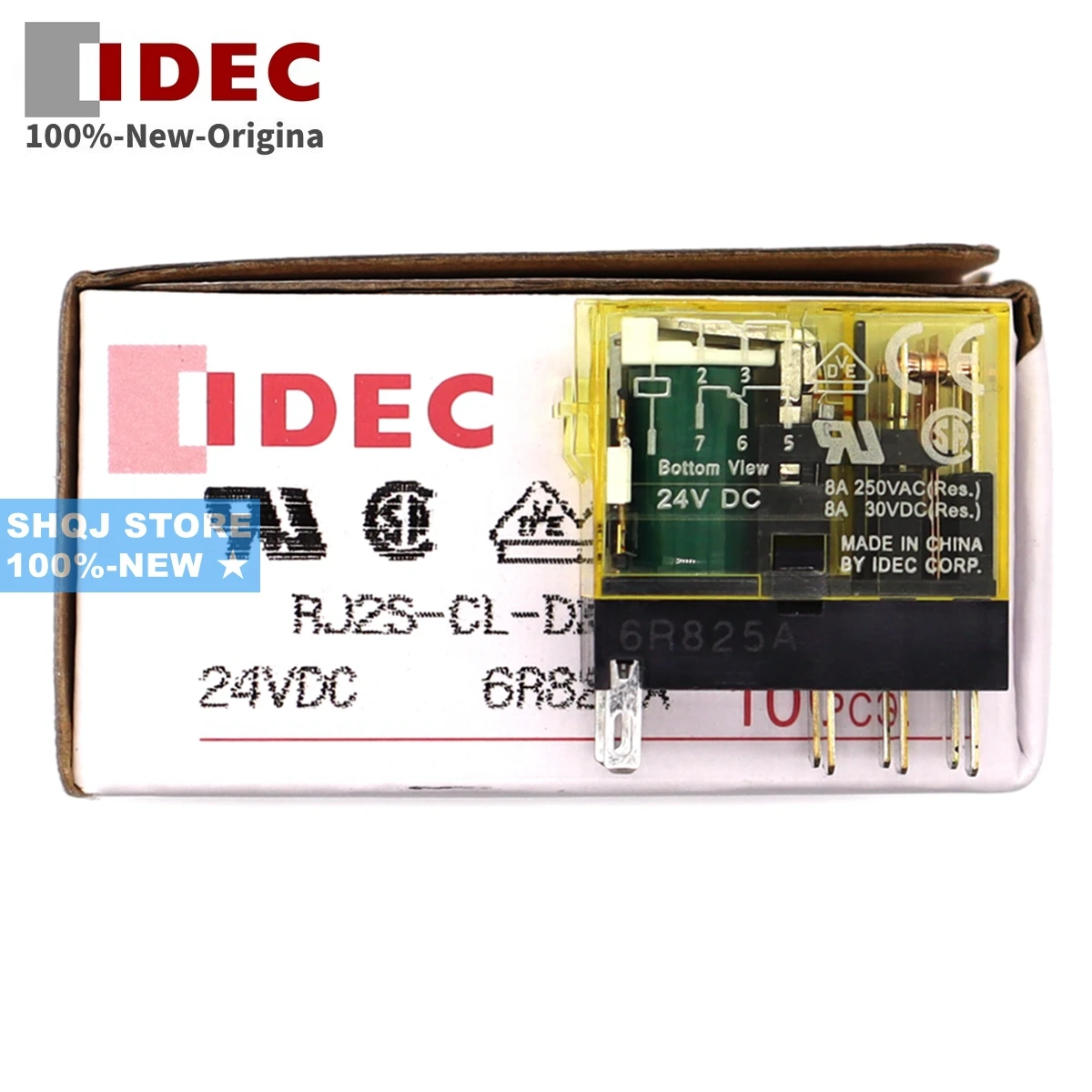 IDEC 100%-NEW RJ2S-CL-D24 RJ2S-CL-A220 RJ1S-CL-D24 RJ1S-CL-A220 RJ1S-CL-A24 RJ2S-CL-D12 RELAY SJ1S-05B SJ2S-05B BASE original