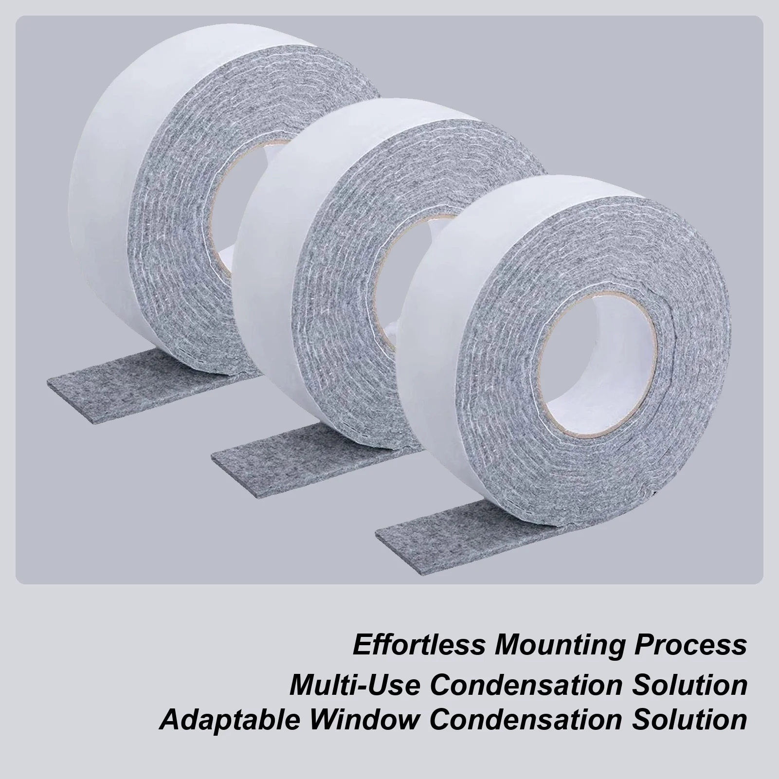 

Window Condensation Absorber Thick Cuttable Water Absorbing Absorbent Stripping Window Condensation Water Barrier For Sliding