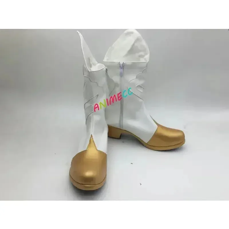 Genshin Impact-zapatos de Cosplay para mujer, botas Lumine de viajero hechas a mano, se aceptan personalización, Sizev;2,r'6;t.
