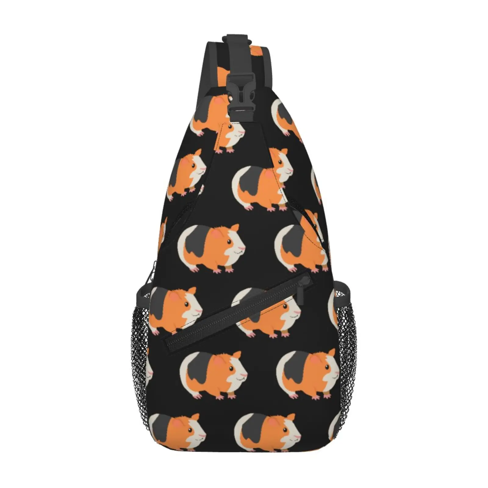

Cute Hamster Printing Sling Bag Casual Crossbody Backpack Travel Hiking Daypack Lightweight Chest Purse Fashion Shoulder Bags