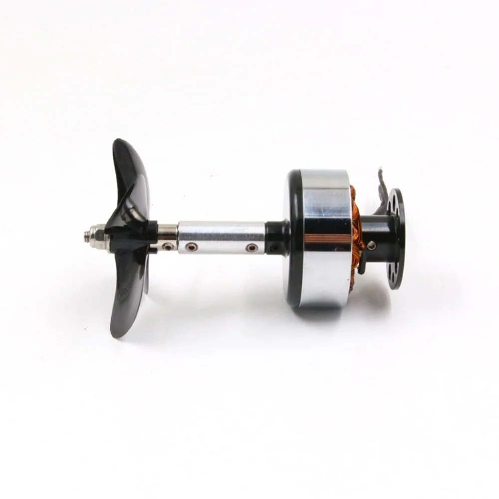 Propulsor submarino FATJAY 4023 – Empuje de 4,5 kg, motor sin escobillas impermeable de 350 kV, accesorio CW/CCW de 60 mm (IPX7 para barcos RC)