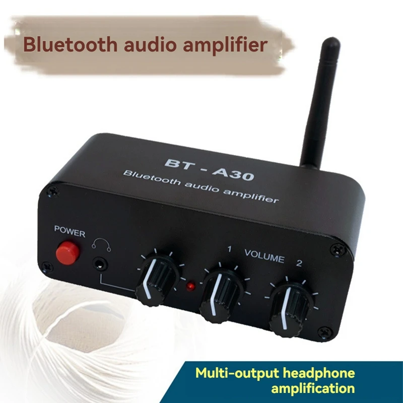 Bluetooth Receiver For TV, Mobile Phone, Headphone High Volume Audio Amplifier, Multi-Channel Speaker Output Distributor