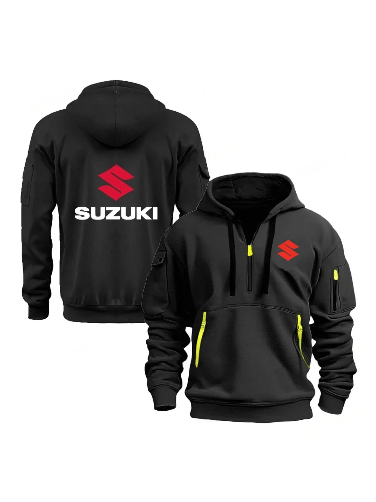 AliExpress Suzuki men's hats, sweatshirts, street sweatshirts, long-sleeved sports jackets, motorcycle, bicycle, outdoor casual sportswear