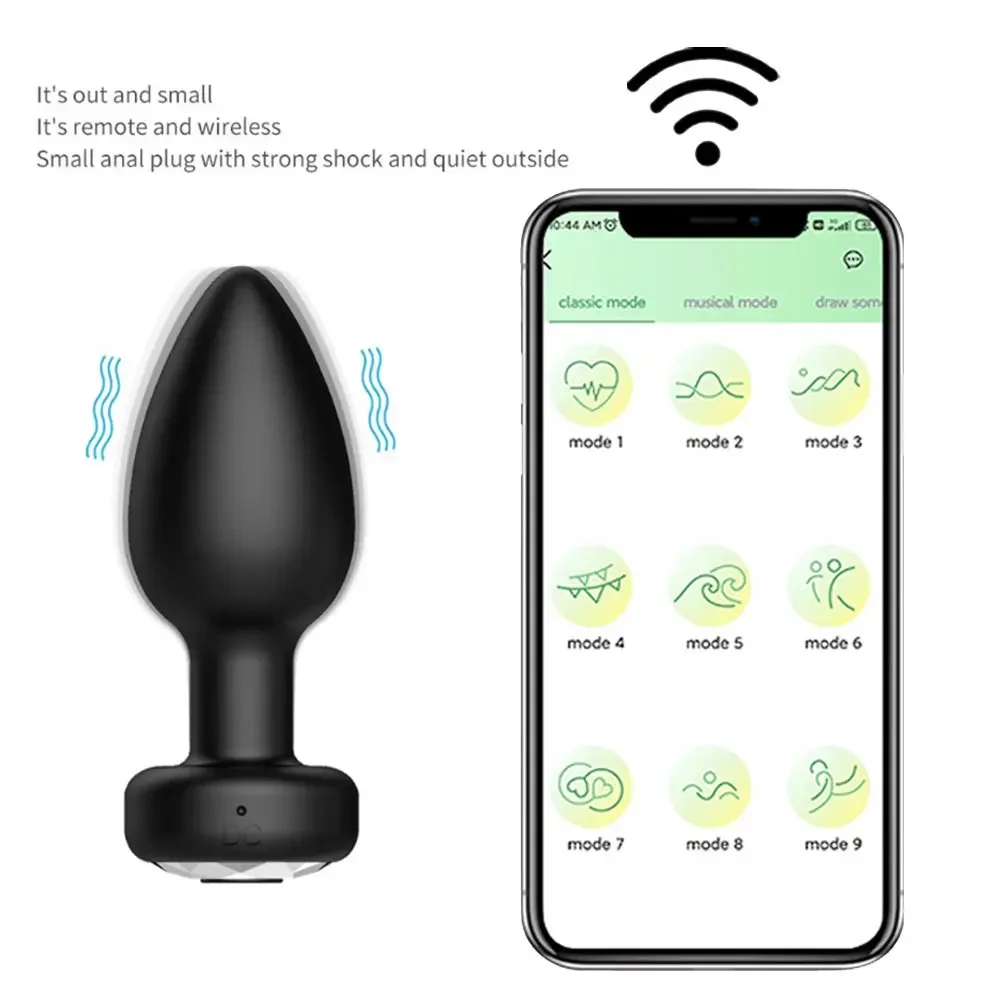 Ass Stimulator Female Wireless Remote Prostate Vagine Silicone Women's Plug Buttplug Vibrator Men Masculino Orgasm