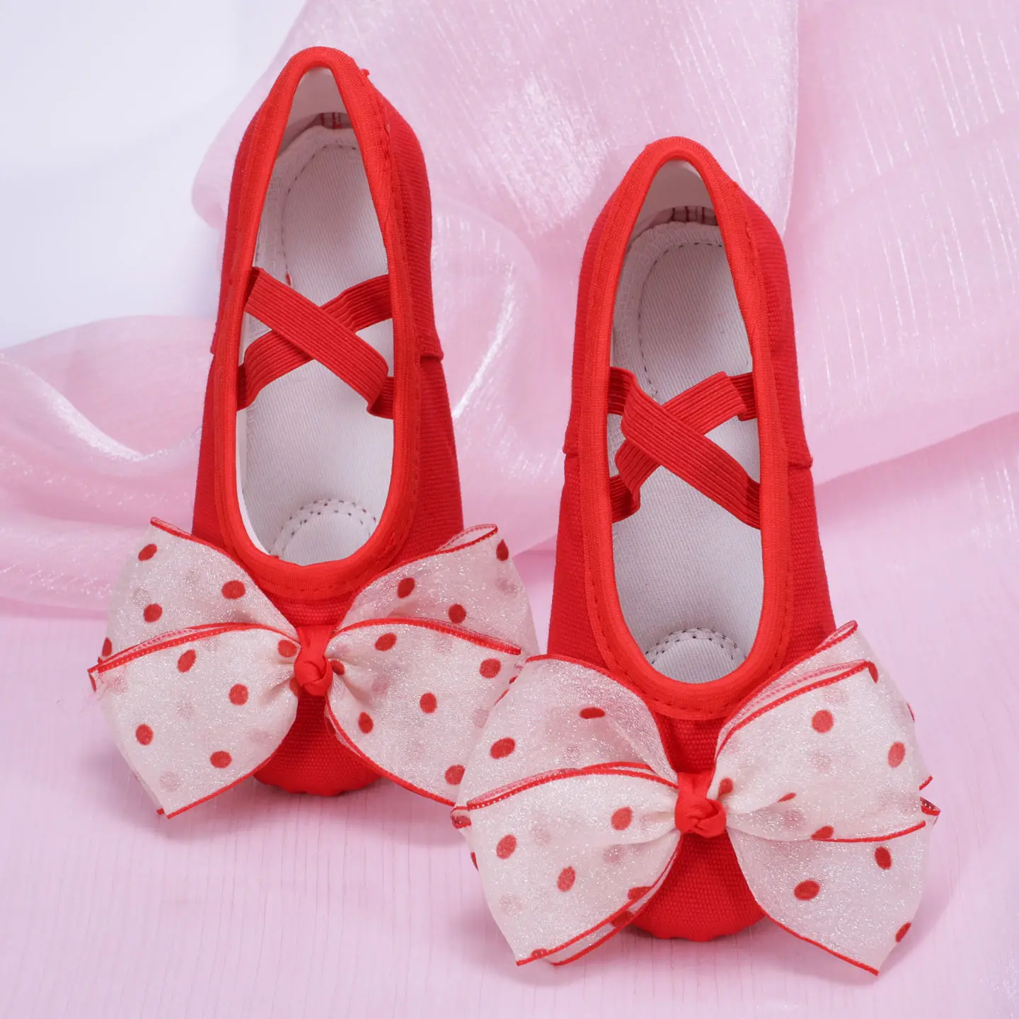 

балетки для девочек, новые детские балетки с красной пяткой, танцевальная обувь Танцевальные туфли на низком каблуке, чулки для танцев