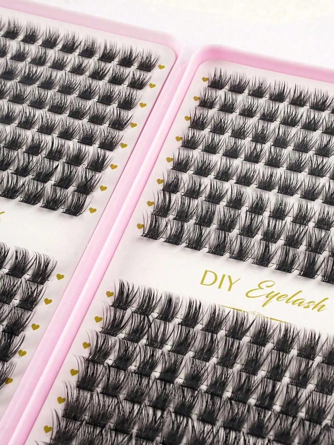 DIY Wimpernverlängerungen Wimpernbuch Flauschige Einzelne Wimpernbüschel für die Selbstanwendung zu Hause – Detail 4