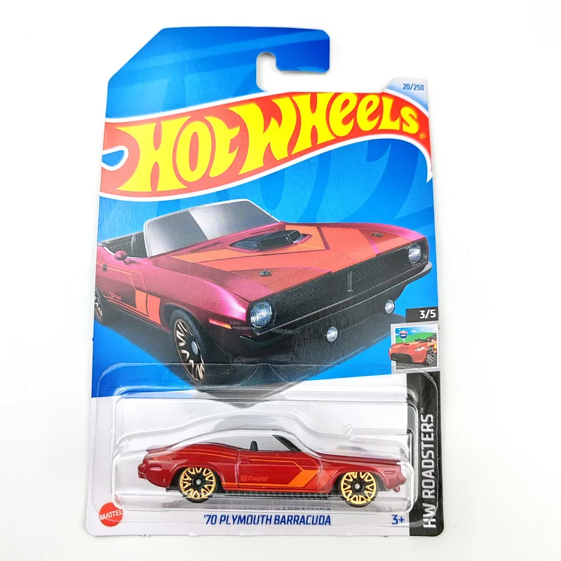 2024-20 Hot Wheels Cars 70 PLYMOUTH BARRACUDA 1/64 Metal Die-cast Model Collection Toy Vehicles