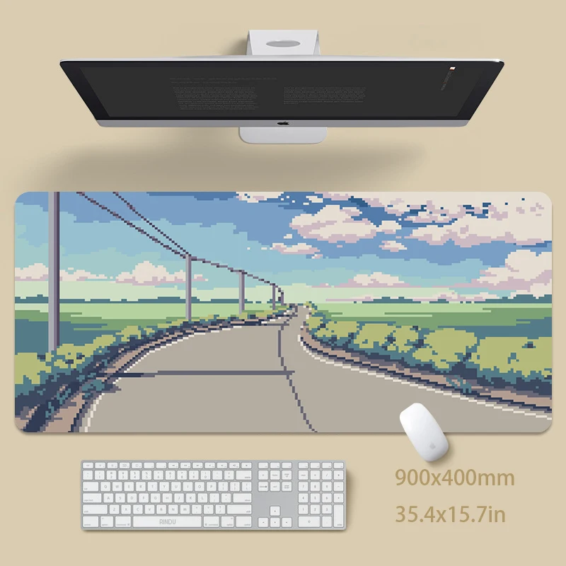 

Mouse Pad Mosaic style Gaming Mouse Mat 400x900 Large Computer Mousepad Gamer Rubber Mat Company Desk Pad Design Mousepads