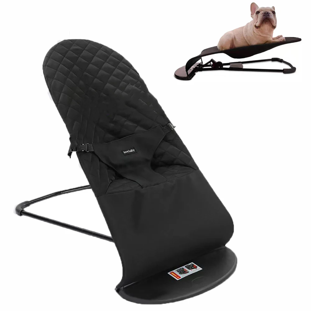 Mecedora para perros y gatos con 3 ajustes de altura, cama para perros para cachorros de 15kg, cama plegable para perros pequeños, juguetes para cachorros, silla hinchable