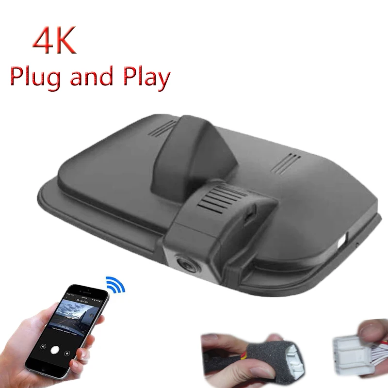 4K Plug And Play For Xpeng XPEV Xiaopeng G9 2021 2022 2023 Car Video Recorder Wifi DVR Dash Cam Camera Black Box FHD 2160P