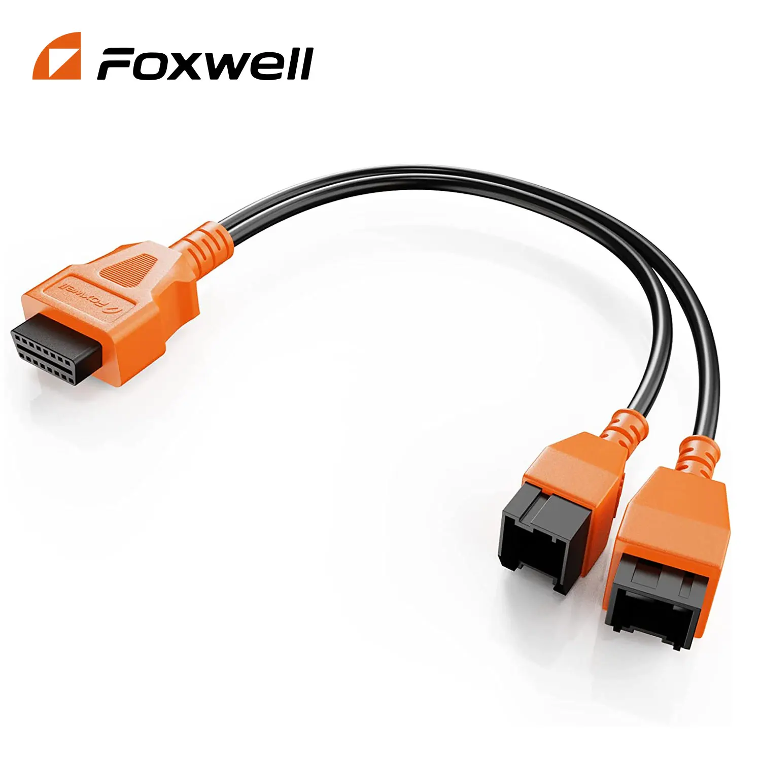 

Кабель-адаптер FOXWELL OBD2 на 12 + 8, совместимый с автомобильным коннектором FCA, подходит для Chrysler, работает с NT809/NT809BT/NT809TS