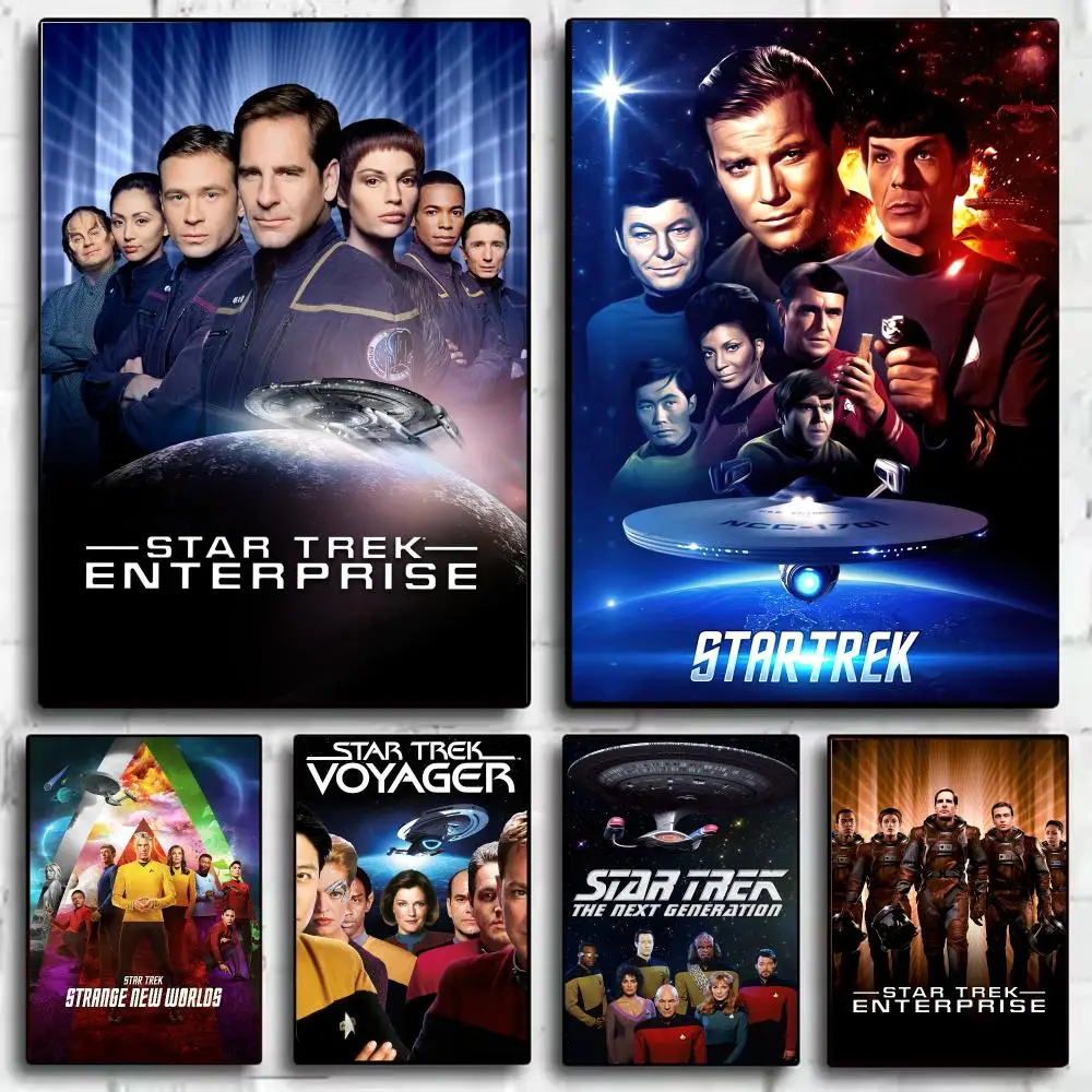 S-Star T-Trek Movie Poster Wall Art Print Poster for Bedroom Living Room Home Decor Gift Artwork