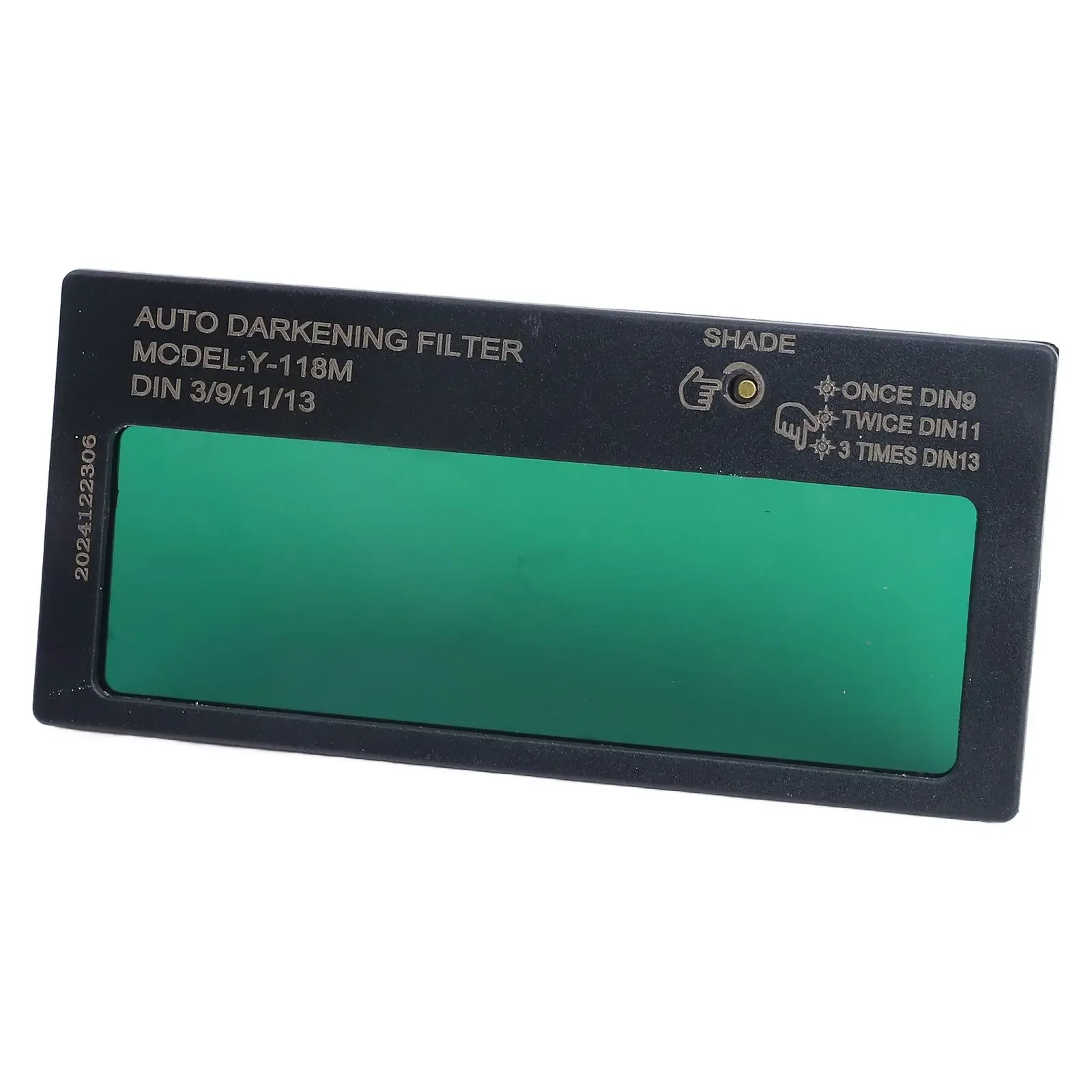 Adjustable Darkness Lens Standard Size 108x50x5mm Dimmable Welding Glasses Solar Panel Design LCD Photosensitive Lens