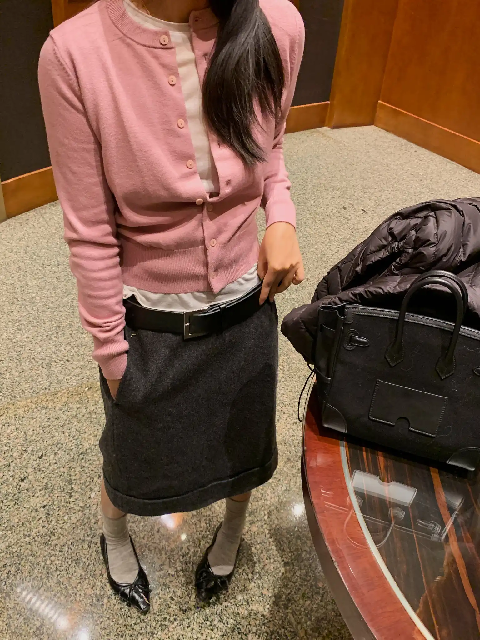 

Шерстяная юбка LILUOP Ele для женщин: модная, утепленная, осенне-зимняя, повседневная, А-силуэт, универсальная, на все сезоны