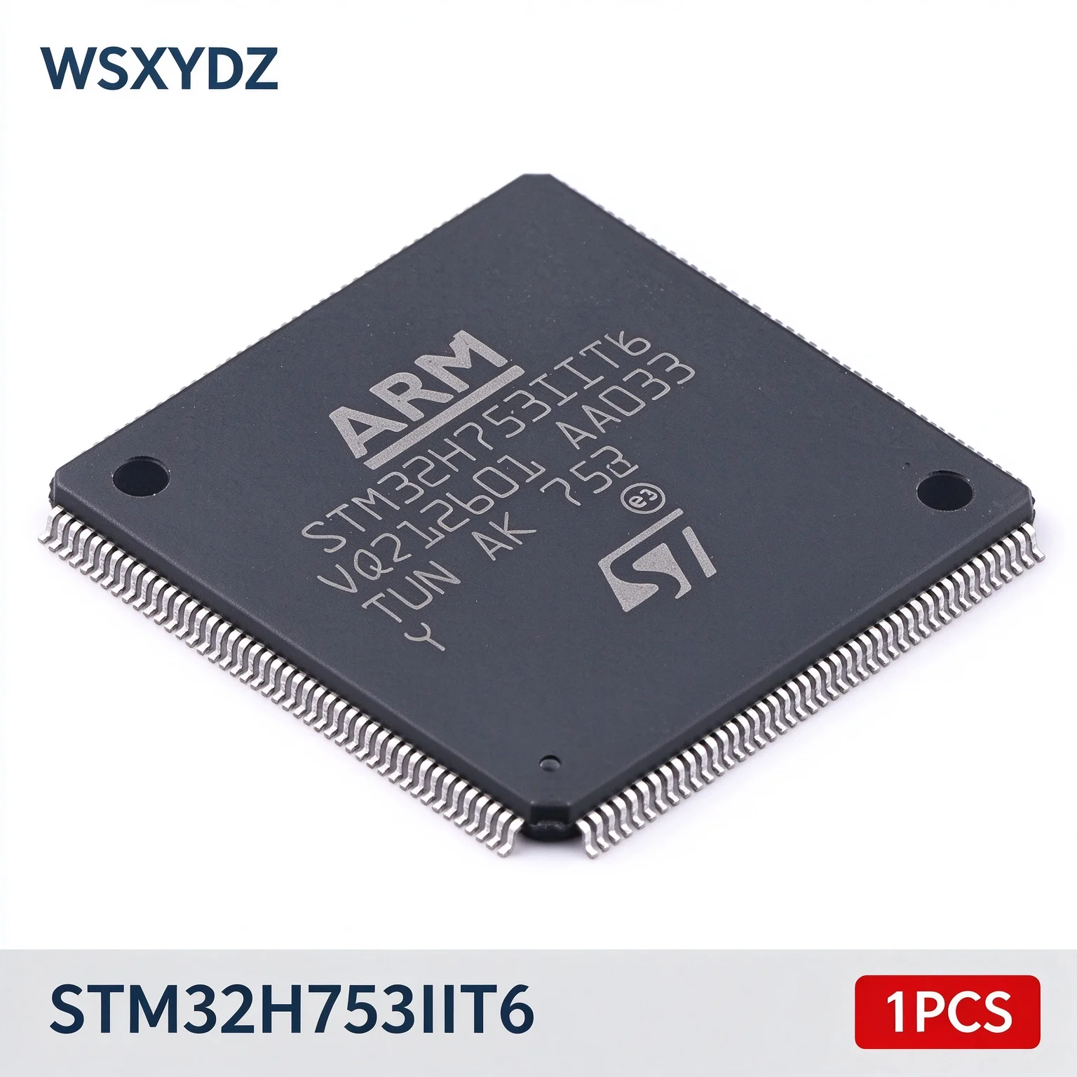 1PCS STM32H753IIT6 ST High-Performance Cortex-M7 MCU 480MHz 2MB Flash 1MB RAM LQFP176 JPEG Chrom-ART New Original