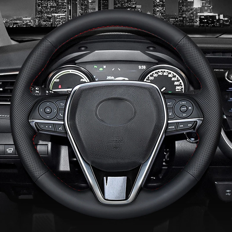 

Custom Handmade Breathable Steering Wheel Protective cover For Toyota Camry 2018-2019 Rav4 2020-2021 Avalon 2019 Corolla 2019