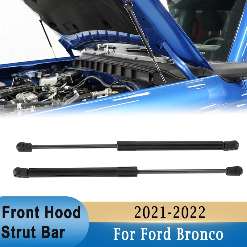 

For Ford Bronco 2021-2024 2Pcs Front Hood Gas Struts Bonnet Pressure Spring Struts Piston Rods Shock Absorber Support Strut Bars
