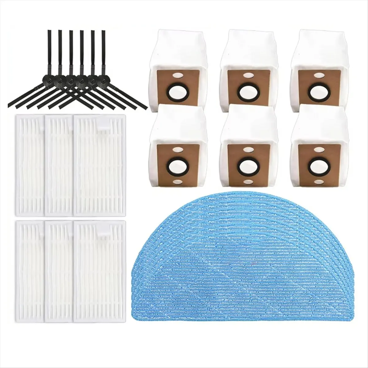 DT1289 TO For V20 / Vyzzle D10 / L10 / R1D Edge / Eve S Parts Main Side Brush Filter Mop