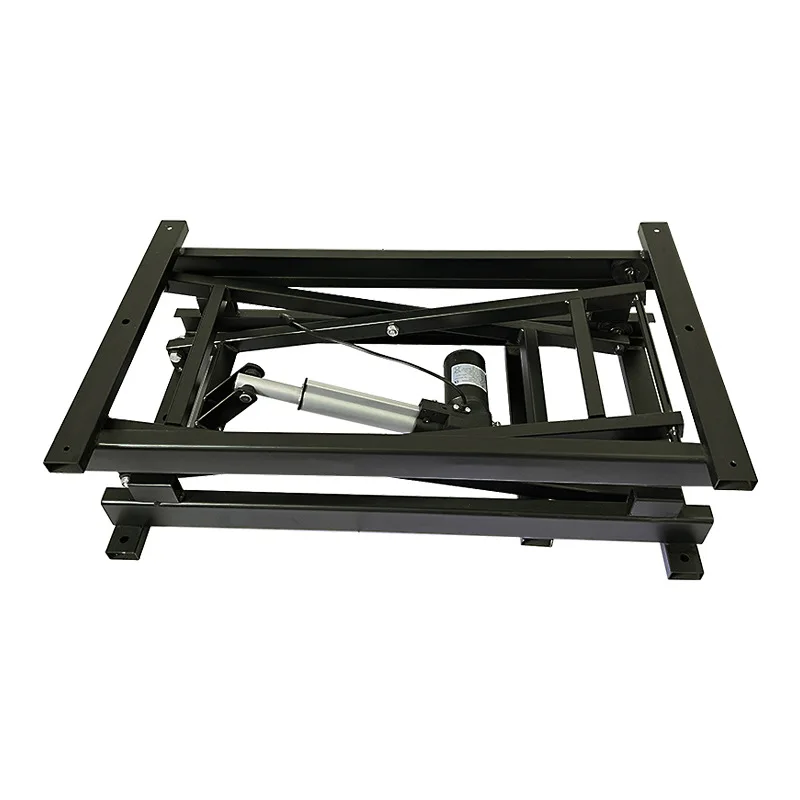 Imagem -04 - Multifuncional Elétrica com Fio Mesa de Café Controle Remoto Mesa de Jantar Elevação Hardware Folding Iron Frameless 24v 760x640x430 300kg