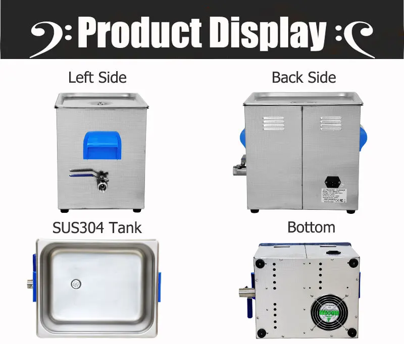 ห้องปฏิบัติการเคมีใช้เครื่องทำความสะอาดชิ้นส่วนอุตสาหกรรม เครื่องทำความสะอาดอัลตราโซนิก เครื่องอัลตราโซนิกเพื่อทำความสะอาดแผ่นเสียงไวนิล