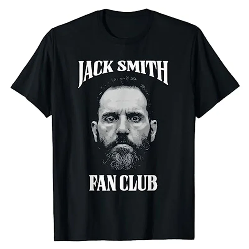 

Jack Smith Fan Club Retro American Patriotic Political T-Shirt Funny Justice, Criminal Investigations Graphic Tee Sayings Tops