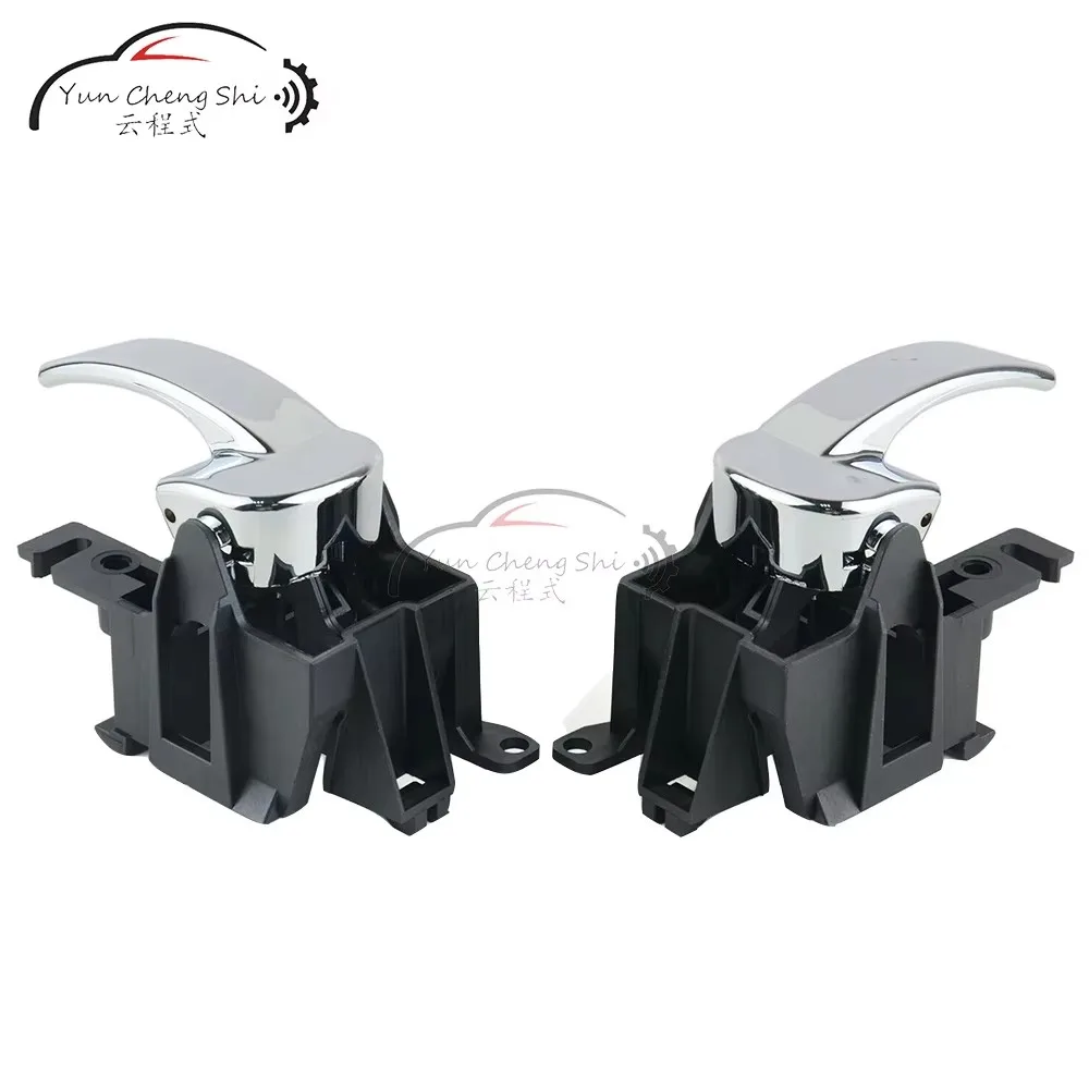 2x Door Handle Interior Left Right 80670-4X02B 80671-4X02B For Nissan Pathfinder Navara D40 For Nissan Pathfinder