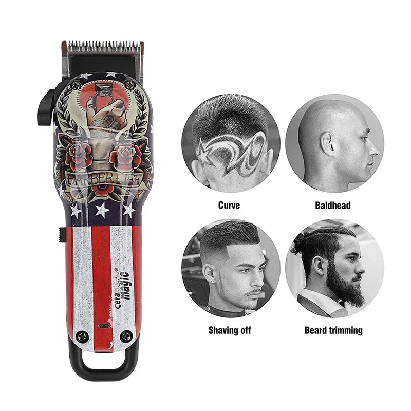 

Electric Hair Clippers Trimmers for Men Beard Barber Hair Cutting Machine - Low Noise Shaving Styler