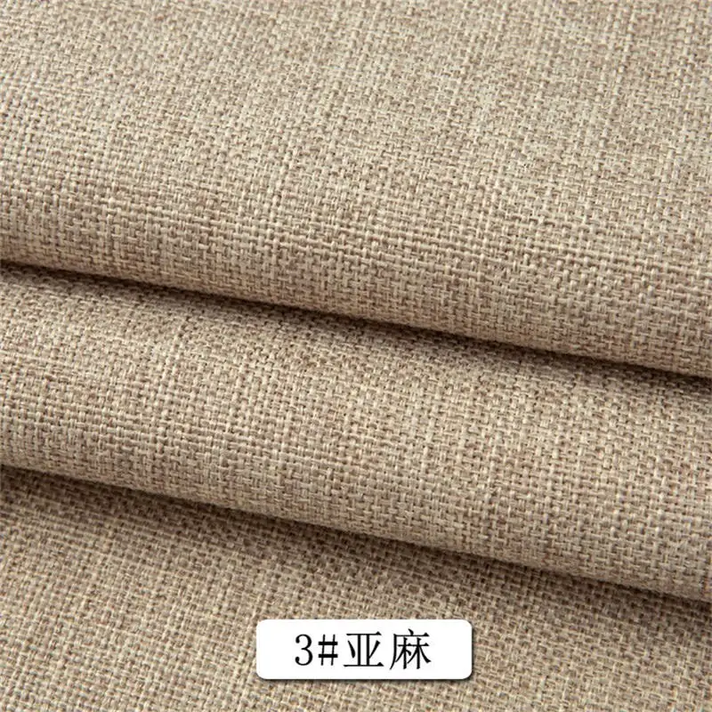 Thickening Burlap Fine Linen Cotton Linen Tablecloth Sofa Fabric Canvas Coarse Linen Fabric DIY Home Decoration Sewing Fabric