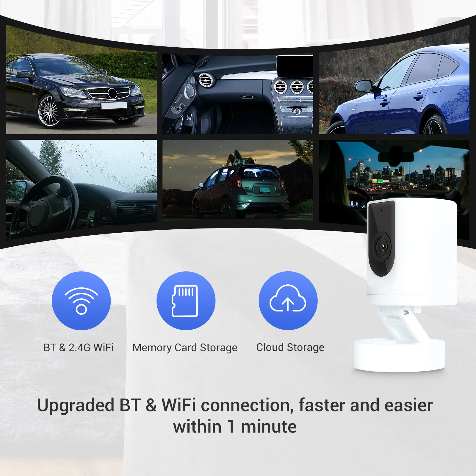 

Приложение Ease Life, детская камера, внутренняя домашняя безопасность, 2,4 ГГц, 1080P, камера для собак с телефонным приложением, обнаружение движения, двусторонний разговор