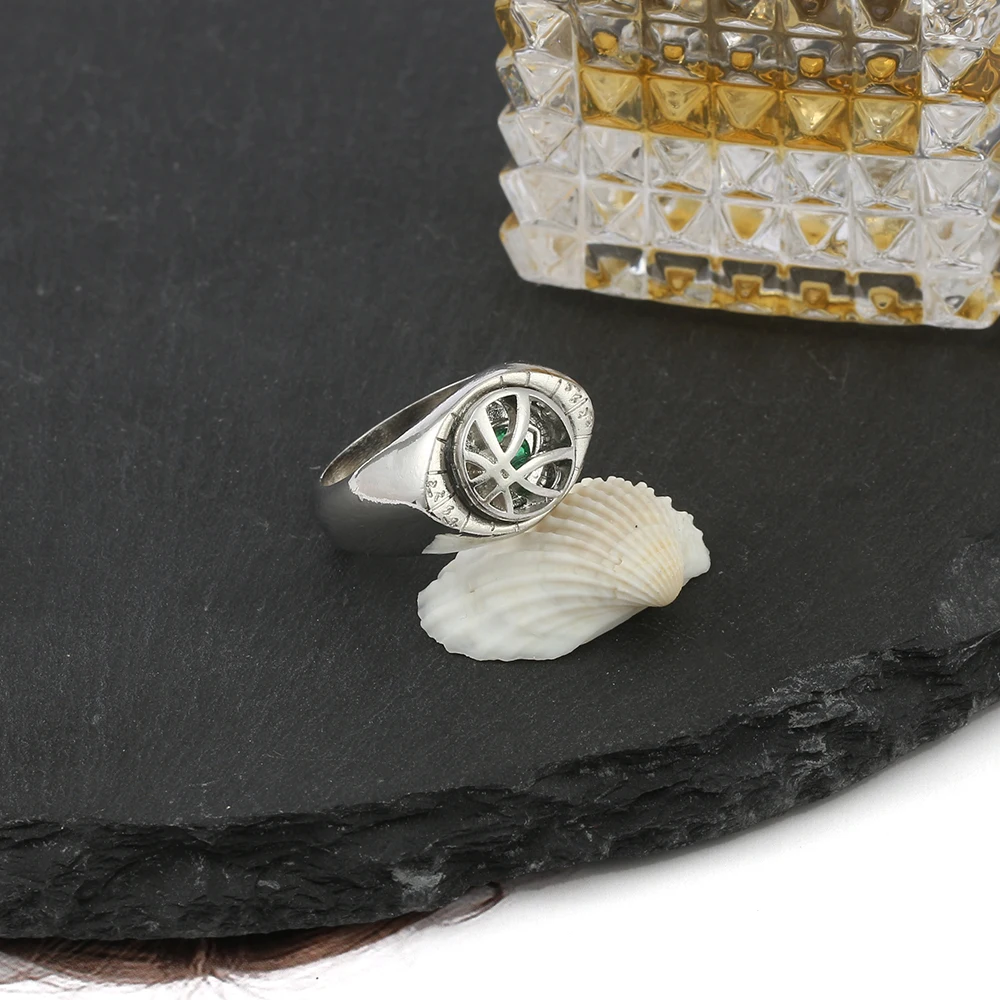 أعجوبة المنتقمون العين من عصابة Agamotto للرجال ، طبيب غريب ، خارقة تأثيري ، الإبداع ، شخصية المجوهرات ، خواتم الهدايا #4