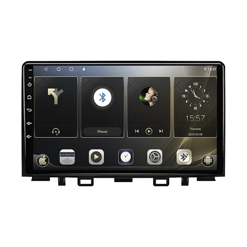 For Kia RIO Stonic YB 2016 2017 2018 2019-2022 Android 16 Car Radio Stereo Head Unit Carplay Wireless Android Auto DSP Wifi 4G