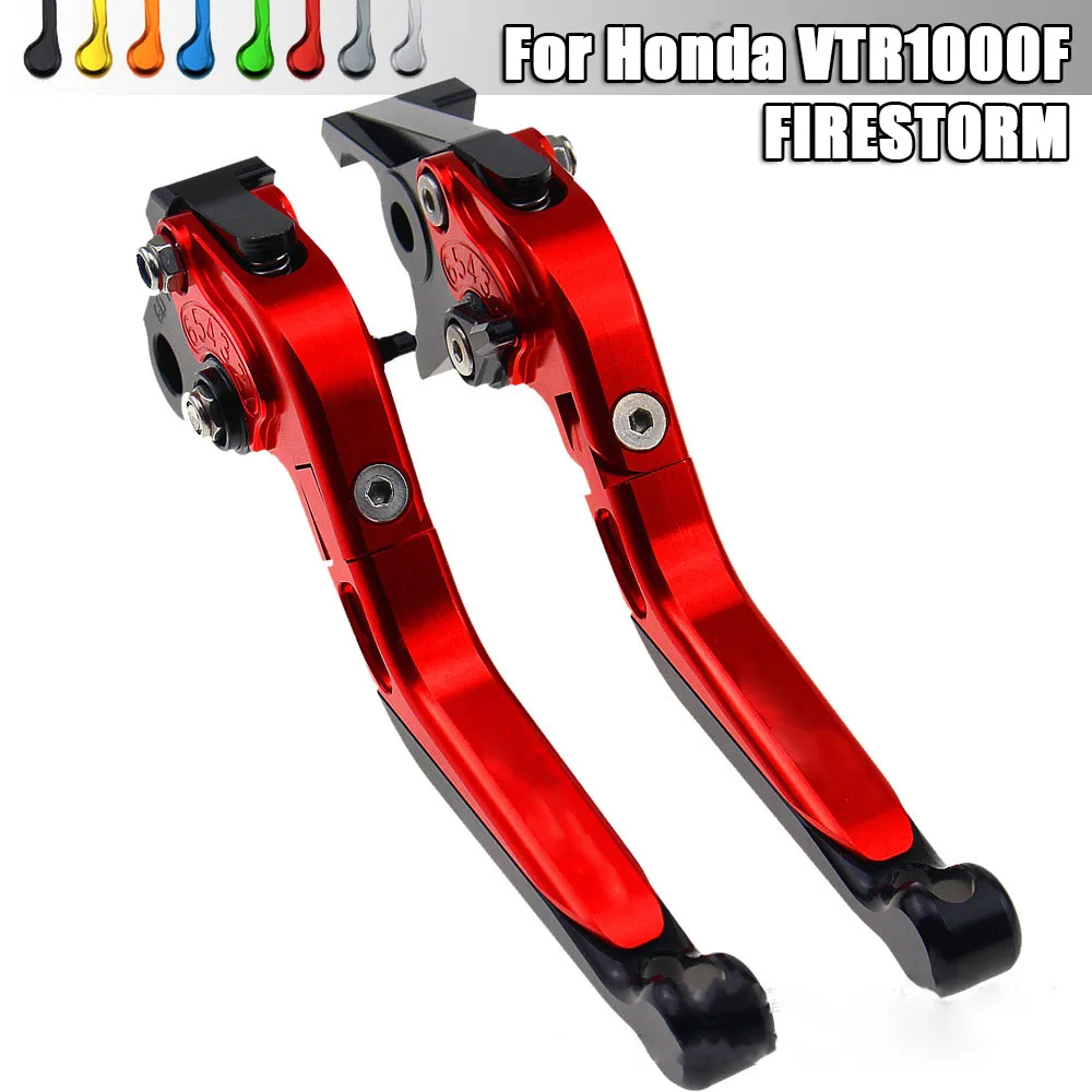 

For Honda VTR1000F FIRESTORM 1998-2005 Motorcycle Brake Clutch Levers CNC Foldable Anti-breakage Adjustable Clutch Brake Levers