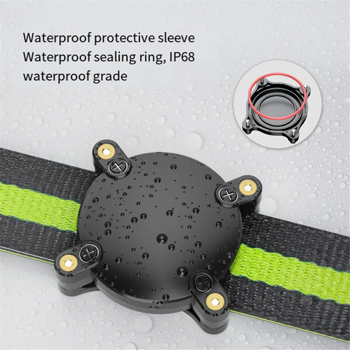 IP68 Waterproof Case for AirTag Anti-Lost GPS Tracker Durable Protective Shell Pet Supplies Portable Tracking Device Accessories
