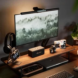 Wooden Computer Display Heighten Rack Office Neck Protection Storage Pad High Base Multi-functional