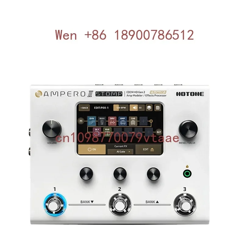 Ampero 2 Stomp Electric Guitar Bass Synthesizer