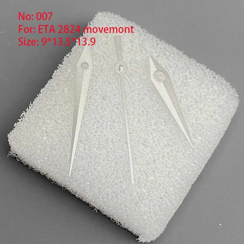 Watch accessories watch pointer 3 needles men ETA 2824 movement watch repair accessories size 9.0mm*13.5mm*13.9mm/NO.007