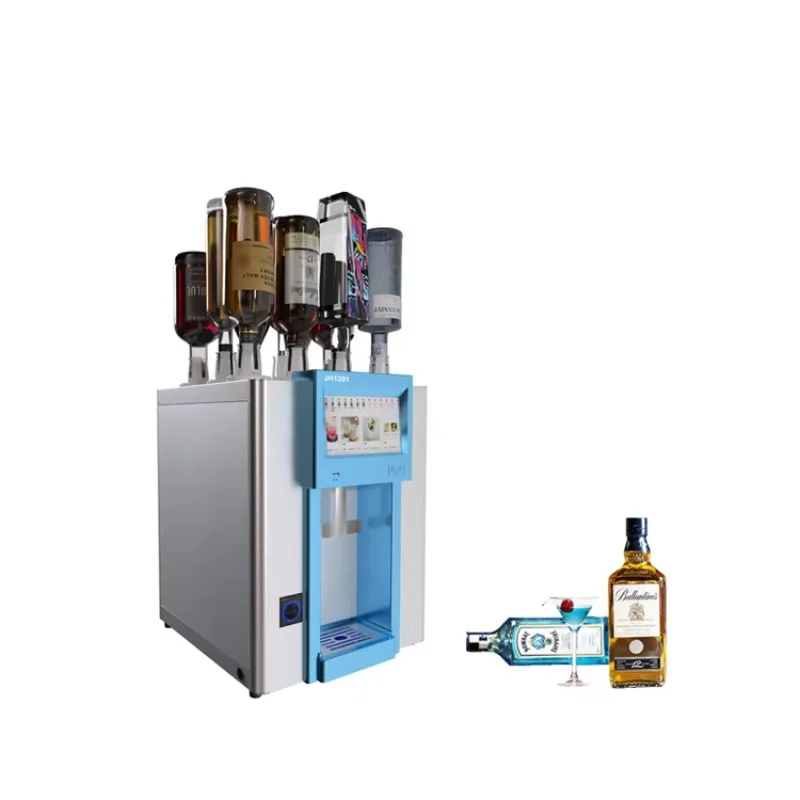 Touch Screen Smart Cocktail Mixer Stainless Steel Air Pressure Squeezing Self Help Custom