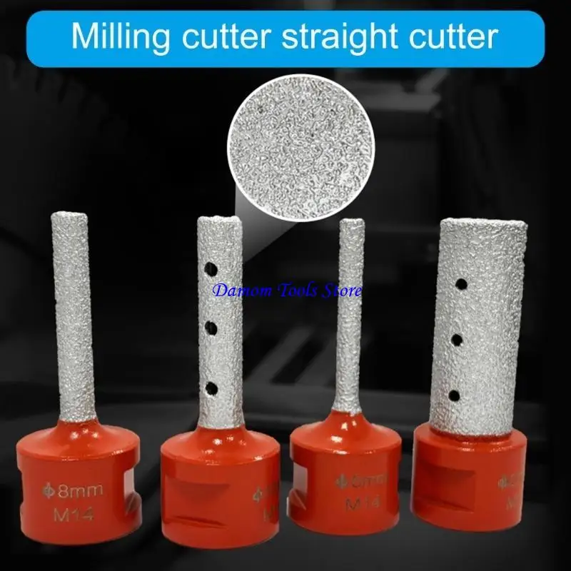 

57BE M14 Diamonds Finger Milling Bit 6/8/10/20/25/30mm Enlarging Existing Holes