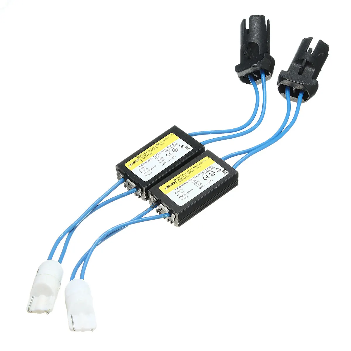 T10 Canbus Cable 12V LED Warning Canceller Decoder 501 T10 W5W 192 168 Car Lights NO Error Canbus OCB Load Resistor 1pc