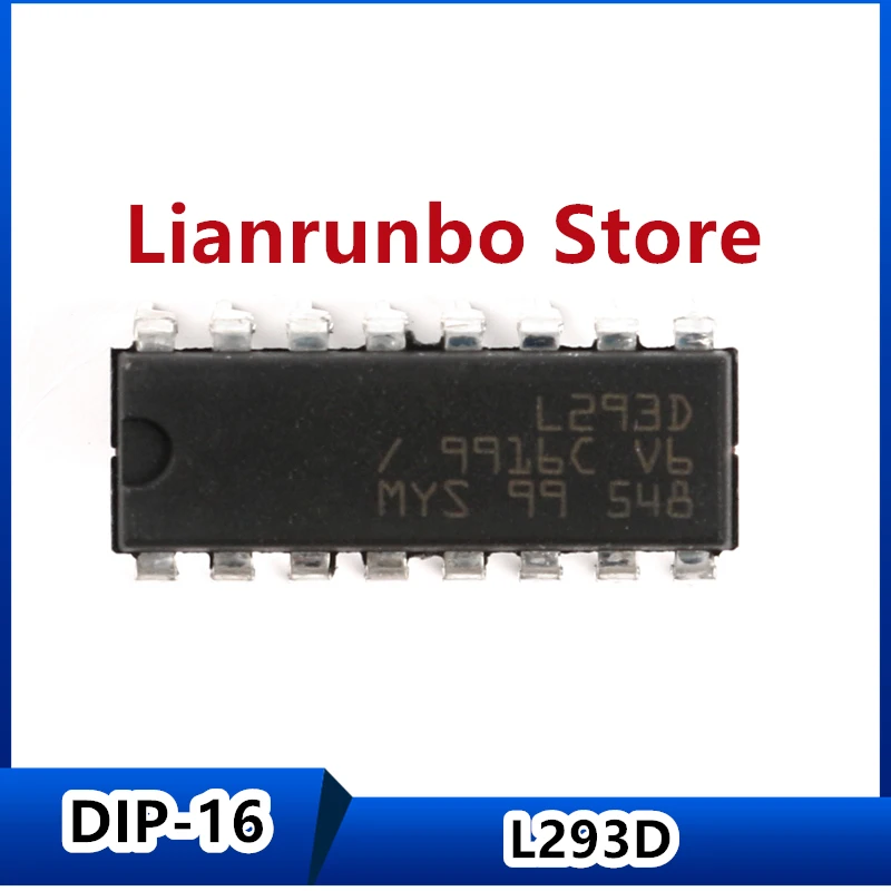 

New original L293D DIP-16 stepper driver chip bidirectional/driver IC chip