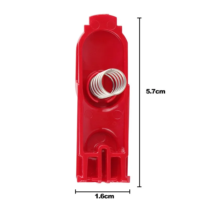 Red Wand Button with Spring Head Clip Snap Button for Dyson V7 V8 V10 V11 V15 Vacuum Cleaner Switch Button with Spring