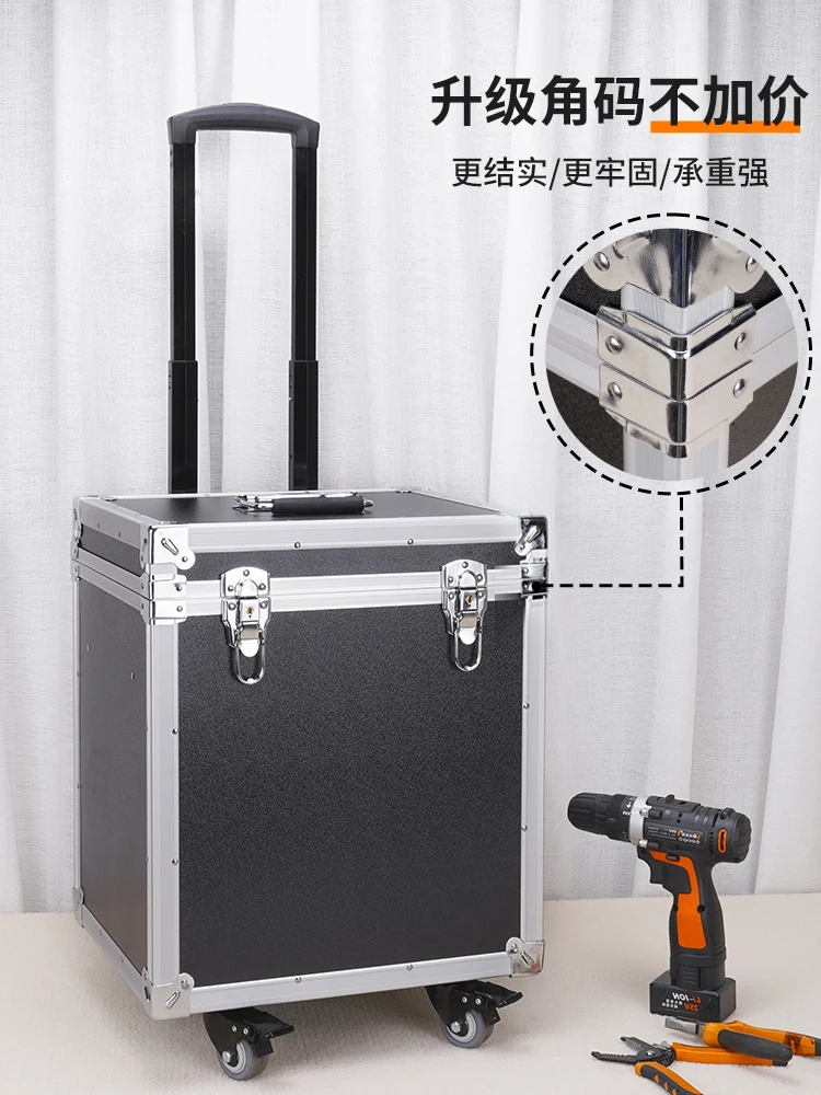 Multi-functional paint repair furniture beauty hand-pulled luggage tow box with wheels